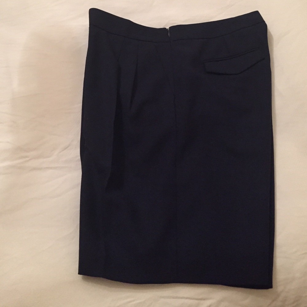 J Crew navy wool pleated shorts